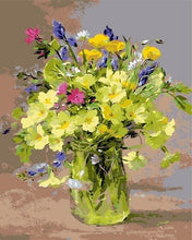Load image into Gallery viewer, AZQSD Oil Painting Flower In Vase Painting By Numbers Paint Flower DIY Canvas Picture Hand Painted Home Decoration SZYH6310