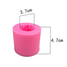 Load image into Gallery viewer, Silicone Candle Mold 3D Rose Ball Aromatherapy Candle Soap Mould Craft Resin Clay Decorating Tool