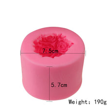 Load image into Gallery viewer, Silicone Candle Mold 3D Rose Ball Aromatherapy Candle Soap Mould Craft Resin Clay Decorating Tool